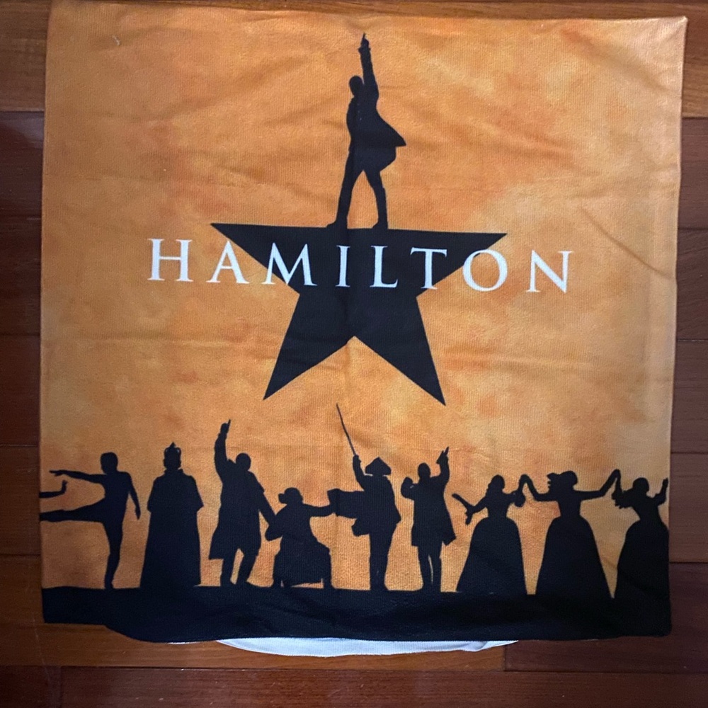 Hamilton Musical 18x18 Throw Pillow Cover